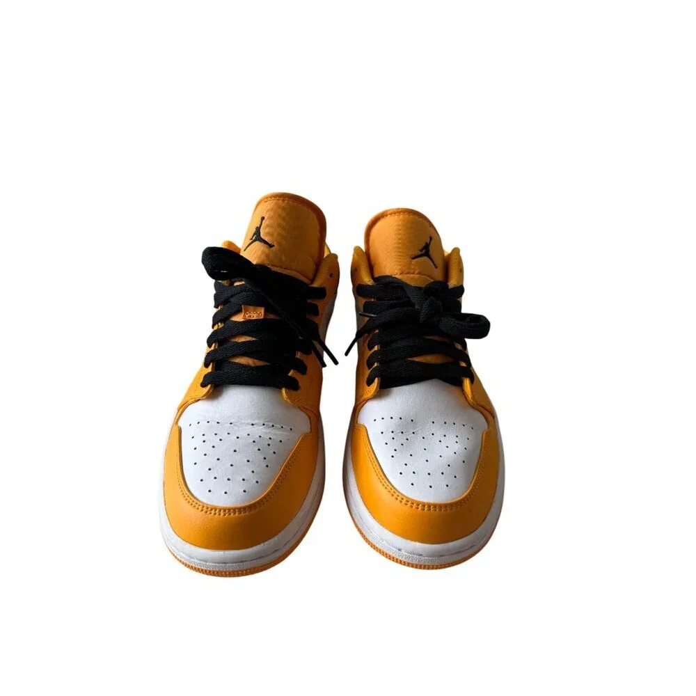 Nike Air Jordan 1 Low Taxi Yellow Shoes Size 9 Basketball Sneakers 553558-701